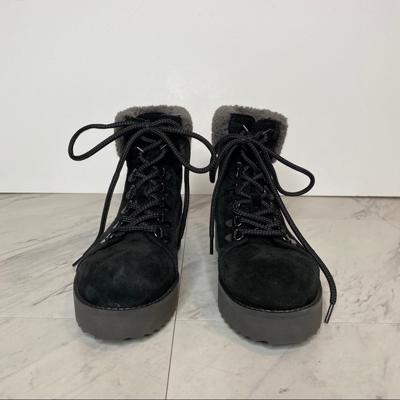 New! Sam Edelman Franc Platform Hiker Bootie 6.5M - Picture 2 of 11